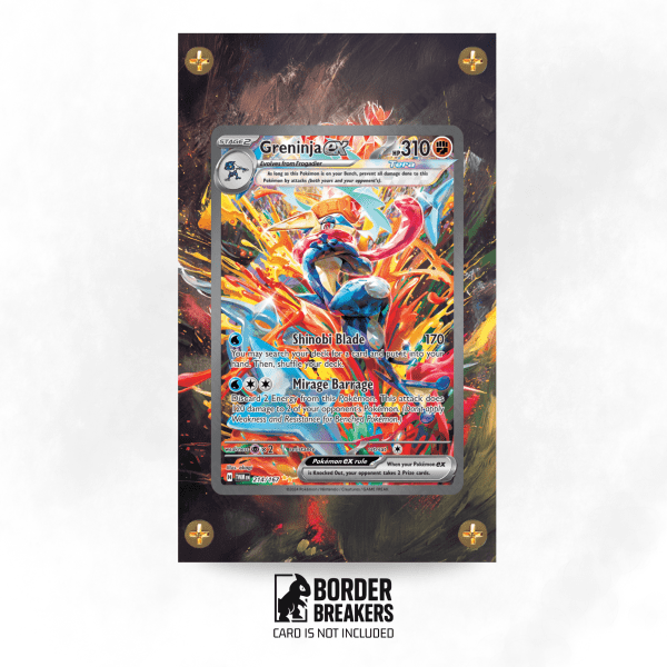 Greninja Ex 214/167 Pokémon Extended Art Artwork Display Case