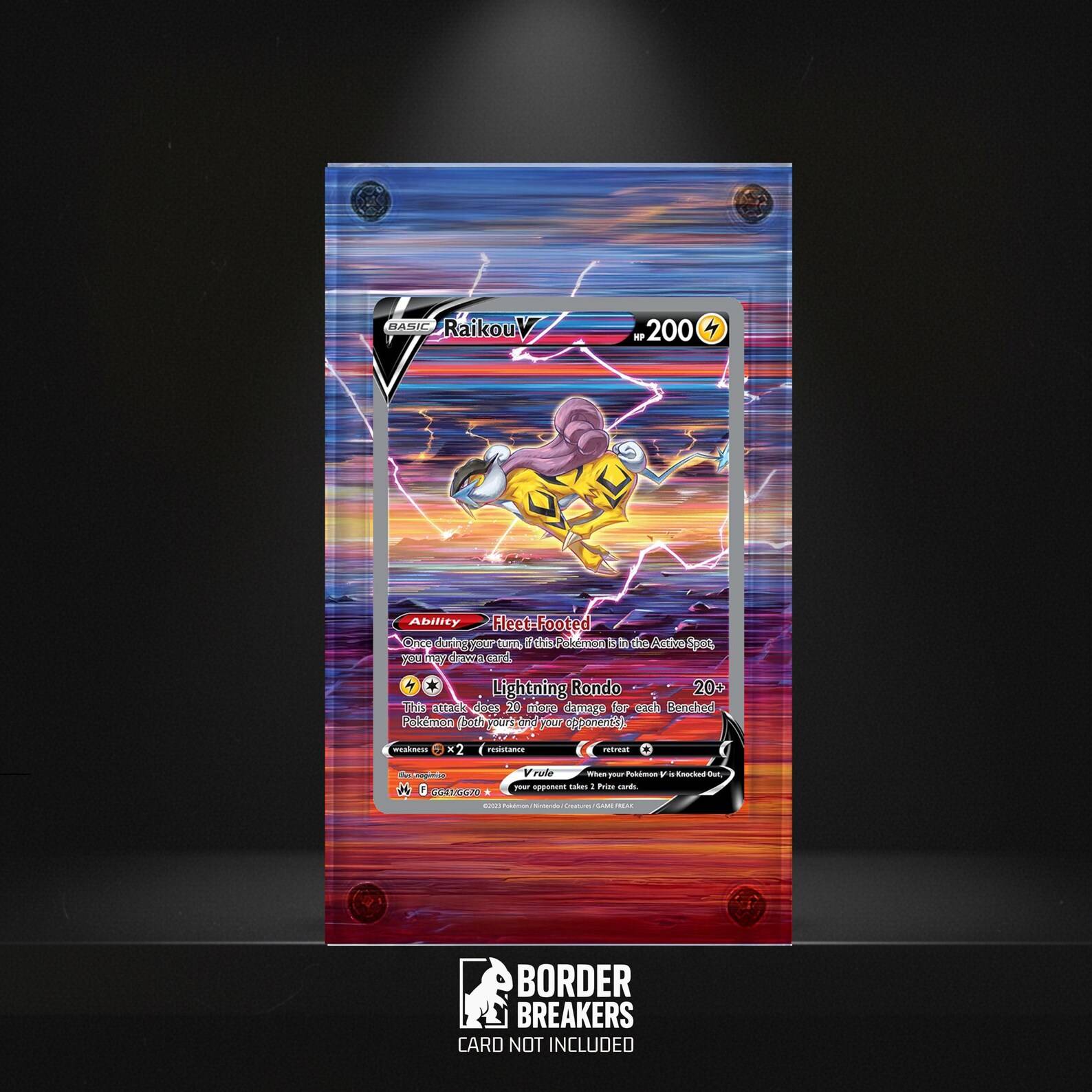 raikou v pokemon card 2023 Pokemon #GG41/GG70 Raikou V Galarian Gallery CGC 10 – Monmouth Sports  Cards main image 0