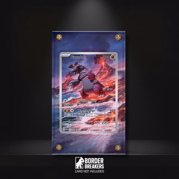 Groudon 199/182 Pokémon Extended Art Display Case