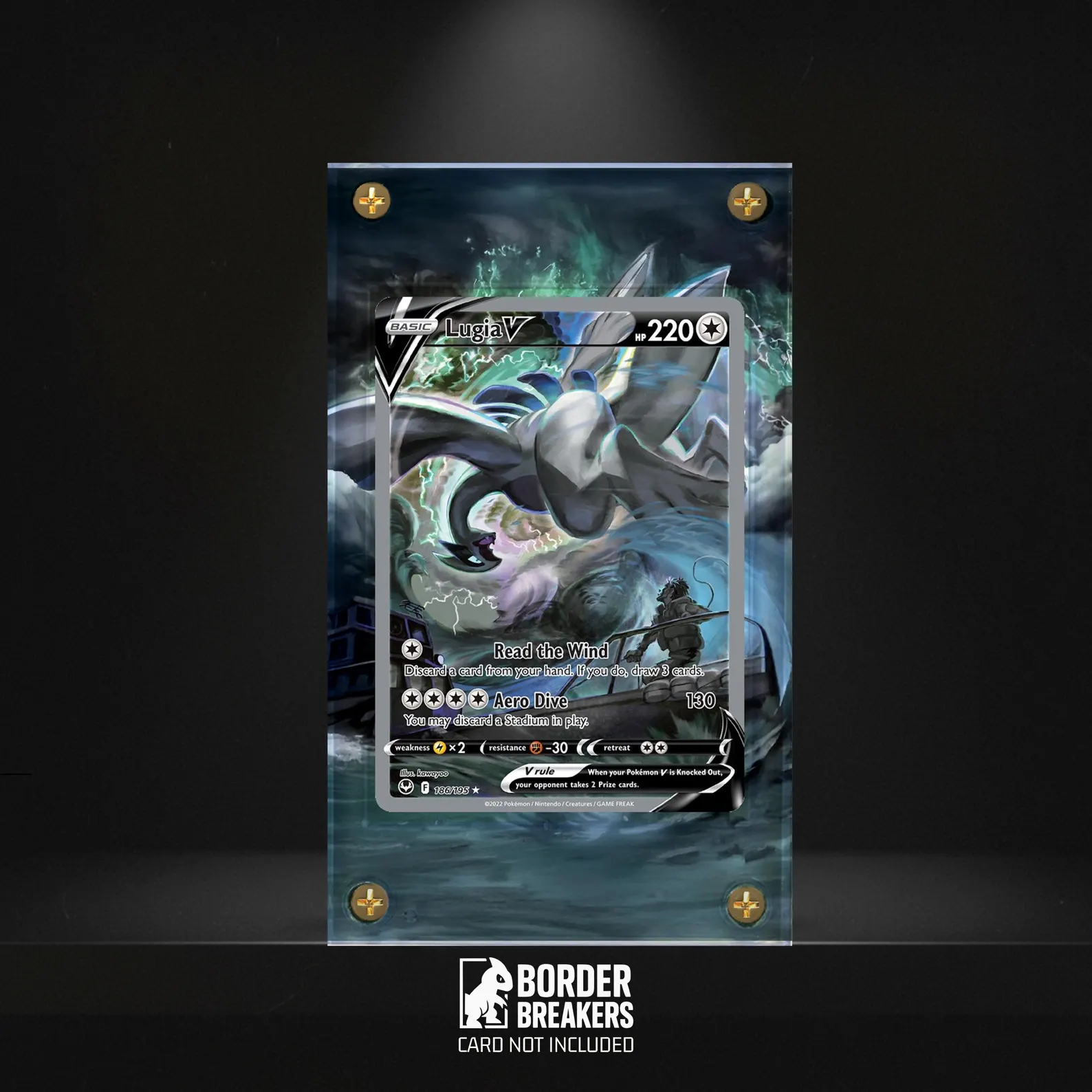 Lugia V 186/195 Pokmon Extended Artwork Display Case Lugia V 186/195 Pokmon Extended Artwork Display Case