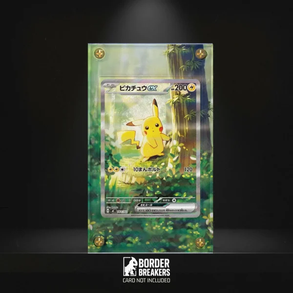 Pikachu 764/742 Pokémon Card Extended Art Display Case