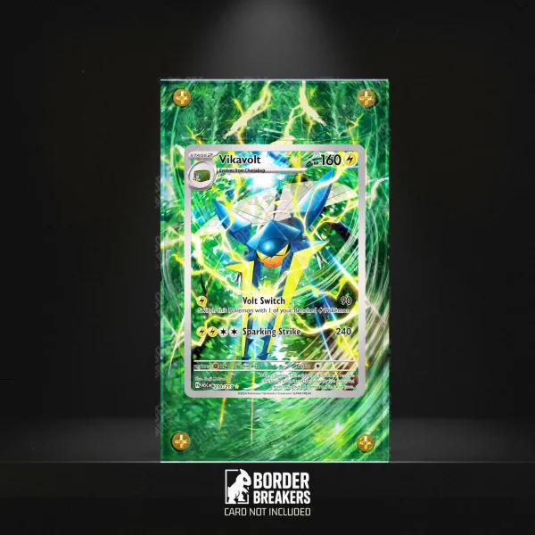 230/217 Vikavolt Pokémon Card Extended Art Display Case