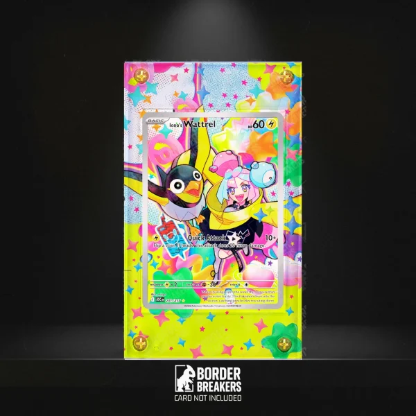 231/217 Wattrel Pokémon Card Extended Art Display Case