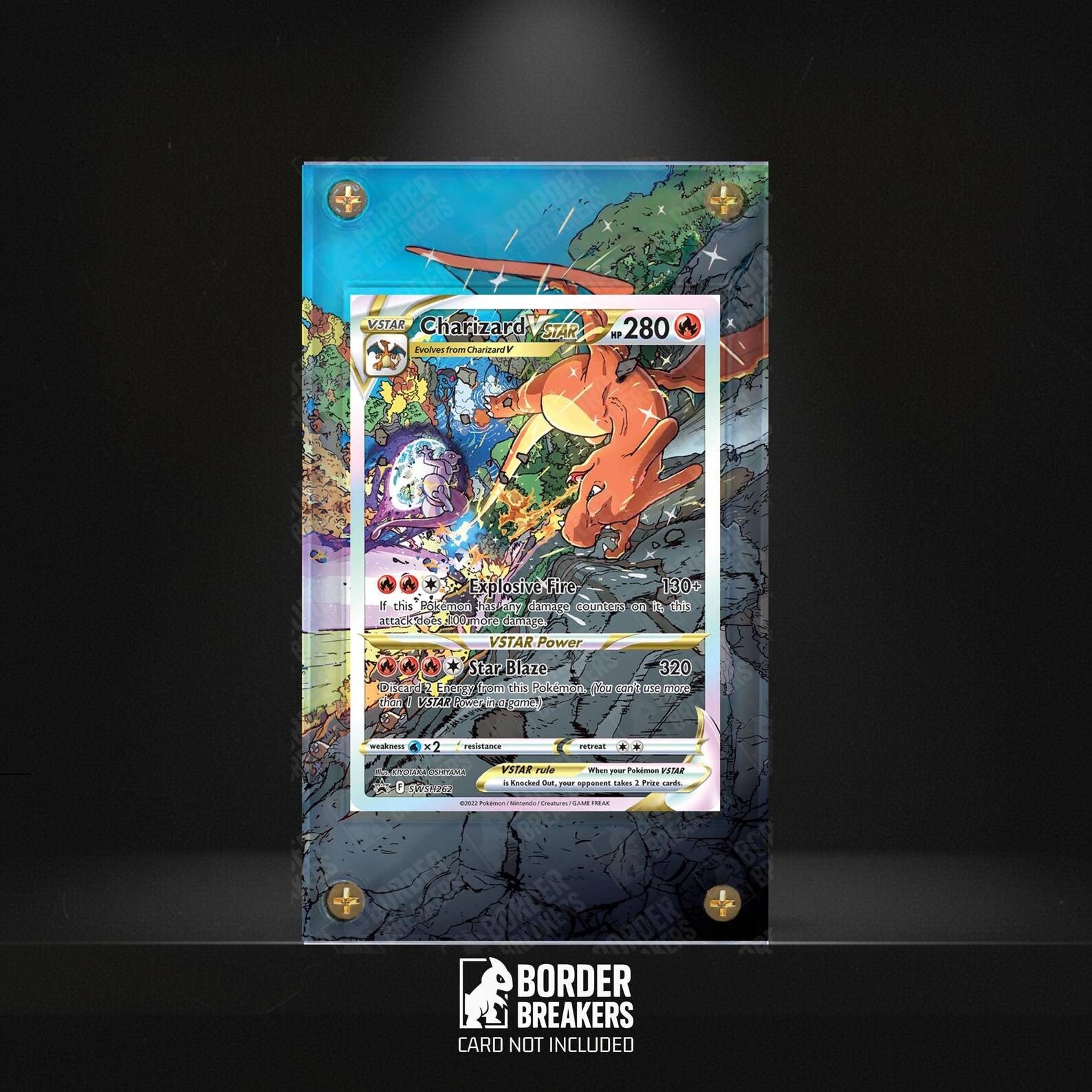 Charizard VSTAR SWSH262 Extended Art Display Case | Border Breakers
