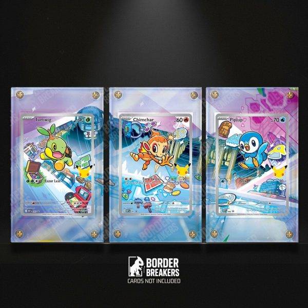 Turtwig Chimchar Piplup First Partner Illustration 30th Collection