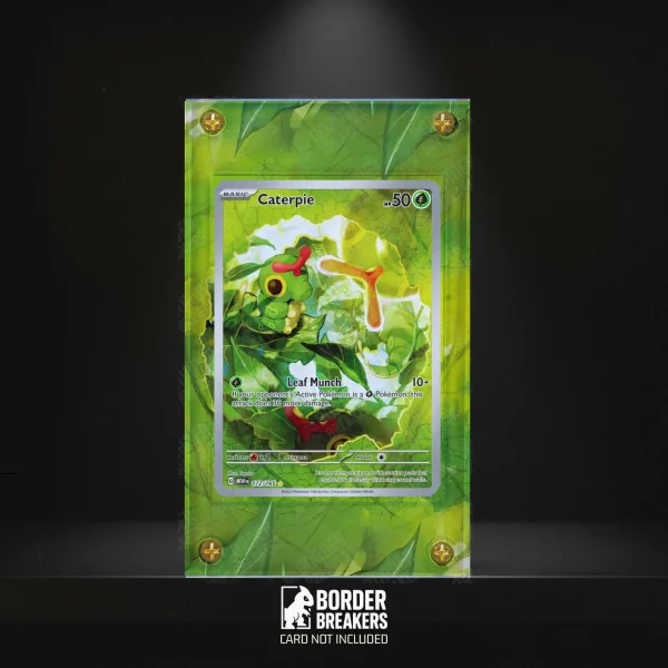 Caterpie 172/165 Pokémon Card Extended Art Display Case