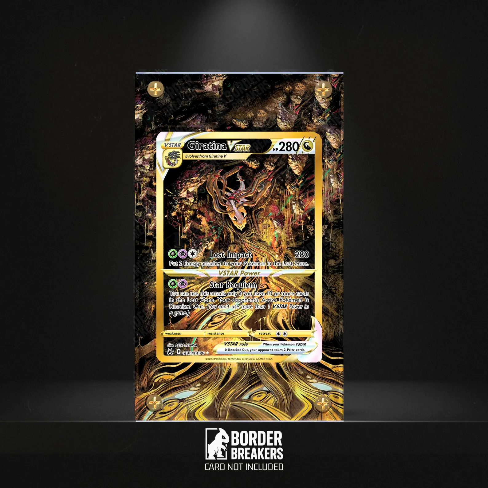 giratina pokemon card vstar V (JP) - Universe (110/172) Secret Rare Card Type Giratina VSTAR #125/100 UR GRAAD