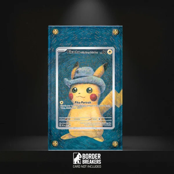 Pikachu with Grey Felt Hat 085 Pokémon Extended Art Display Case