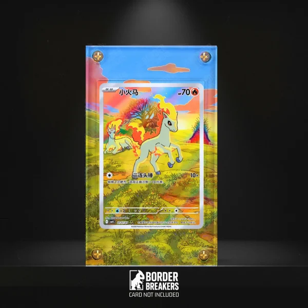 Ponyta 0107/07 Pokemon Extended Art Display Case