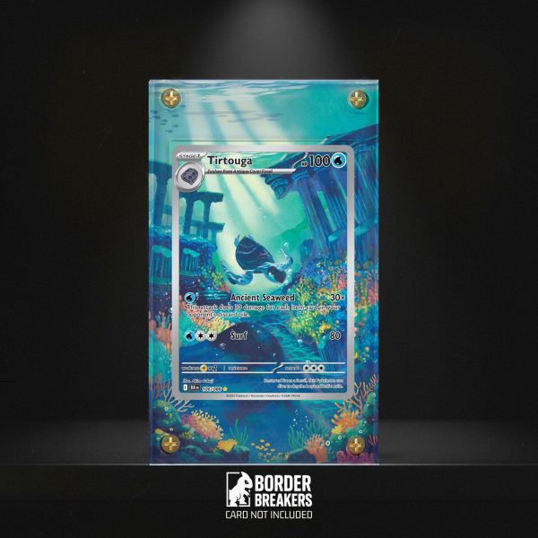 Tirtouga 106/086 Pokémon Card Extended Art Display Case